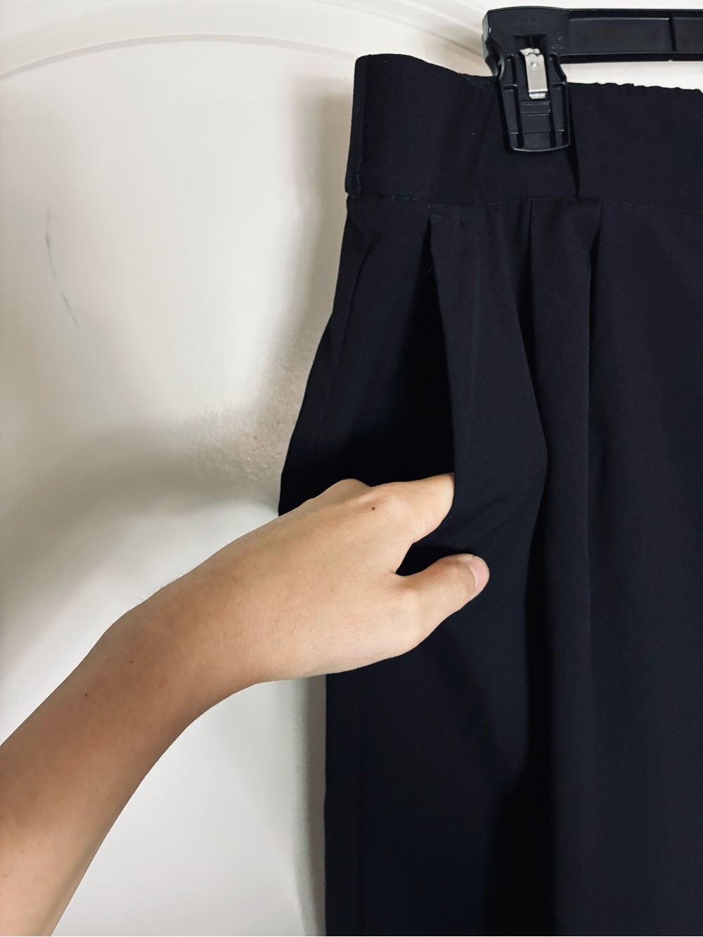 H&M Vintage inspired Tailored Black Dress Pants Comfortable material size 16 - Picture 6 of 11